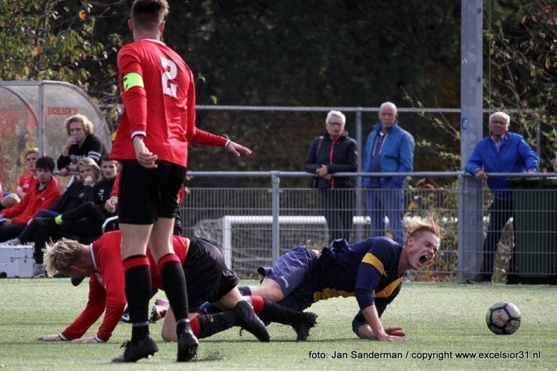 Foto bij Excelsior'31 2 heeft aan kwartier genoeg om DETO 2 te verslaan (2-0)