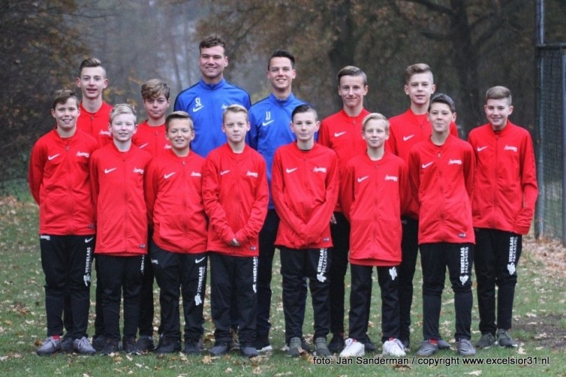 Foto bij Sponsoren steken Excelsior&rsquo;31 JO14-1 in het nieuw