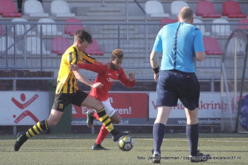 Foto bij Excelsior'31 2 geeft voorsprong uit handen en verliest van DVS'33 (3-4)