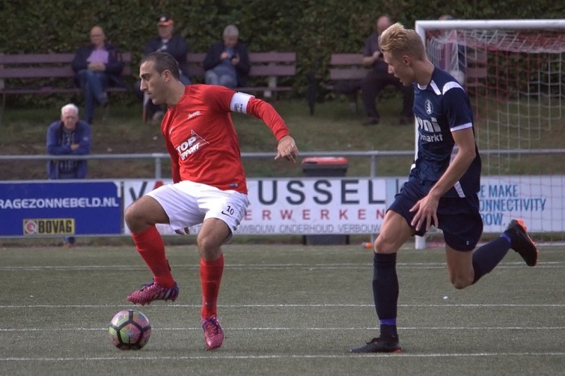 Foto bij Excelsior'31 pakt bonuspunt tegen AZSV in wedstrijd van Hoofdklasse onwaardig niveau (1-1)
