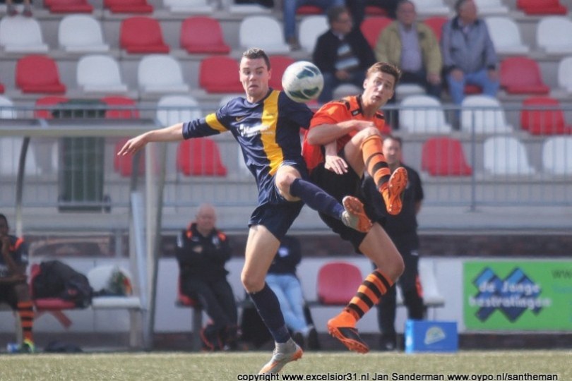 Foto bij Koppositie voorlopig uit zicht voor Excelsior'31 2 na nieuwe nederlaag