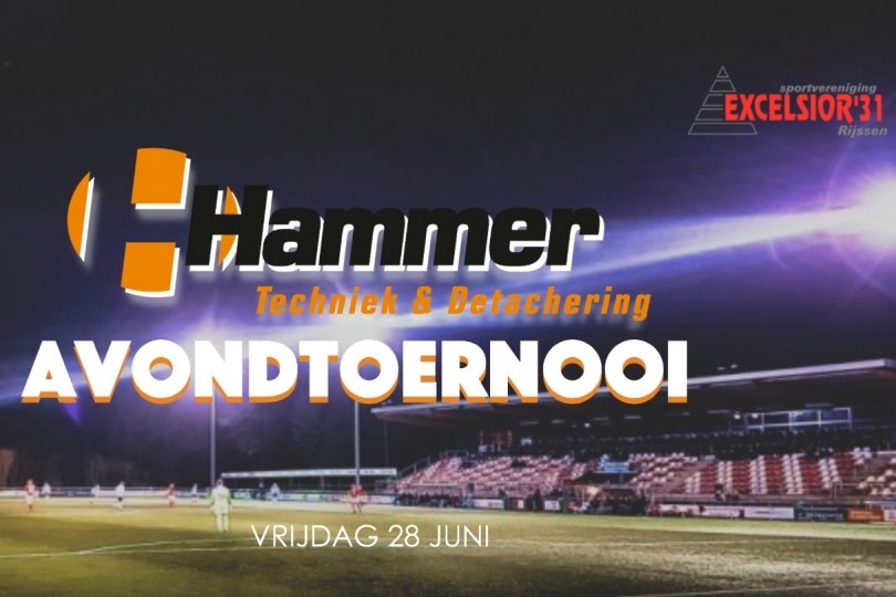 Foto bij Vrijdag 28 juni: Hammer T&D Avondtoernooi (inschrijving geopend)