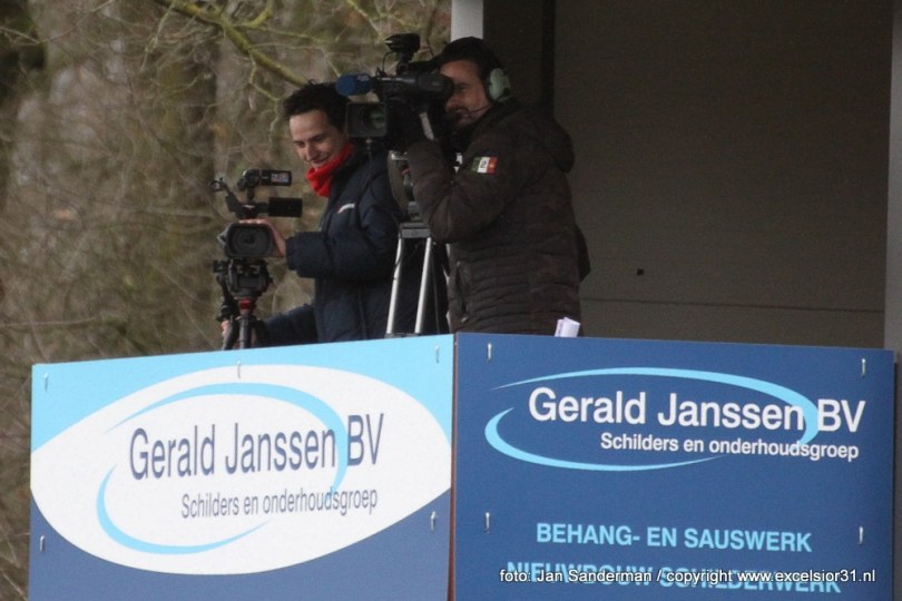 Foto bij Berkum - Excelsior'31 live te zien in 'De Oosttribune' bij RTV Oost en in samenvatting bij Excelsior'31 TV
