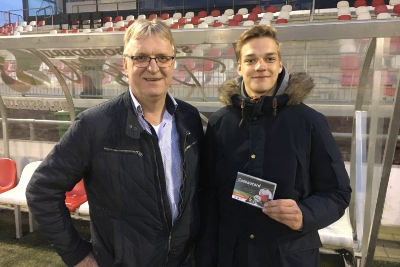 Foto bij Stephan van Losser (JO19-4) 'speler van de maand maart'