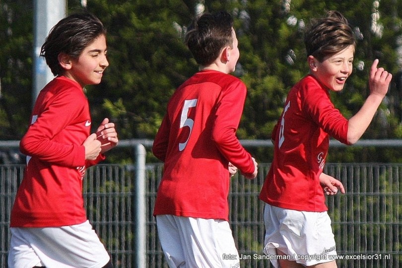 Foto bij Excelsior'31 in de race voor titel beste jeugdopleiding in het amateurvoetbal