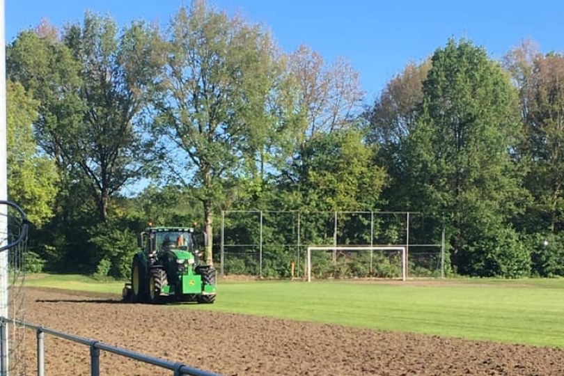 Foto bij Let op! Veld 2 niet betreden!