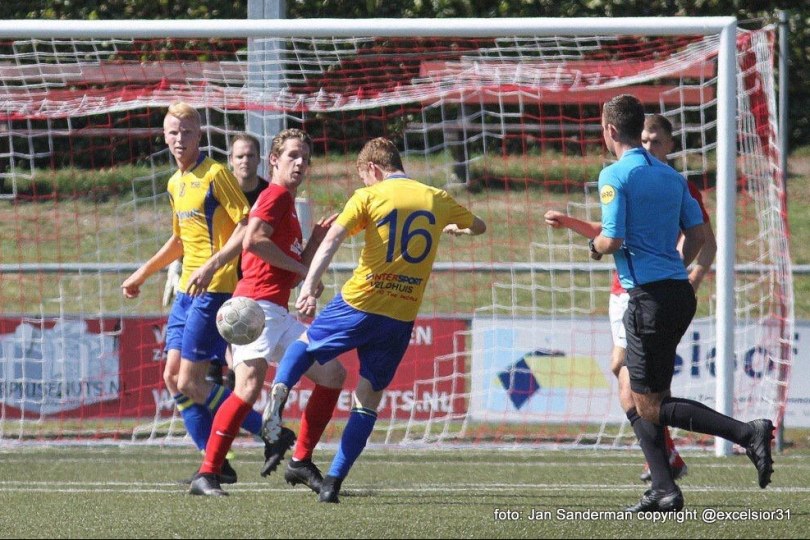 Foto bij Excelsior'31 verliest bij debuut in 3e Divisie van ODIN'59