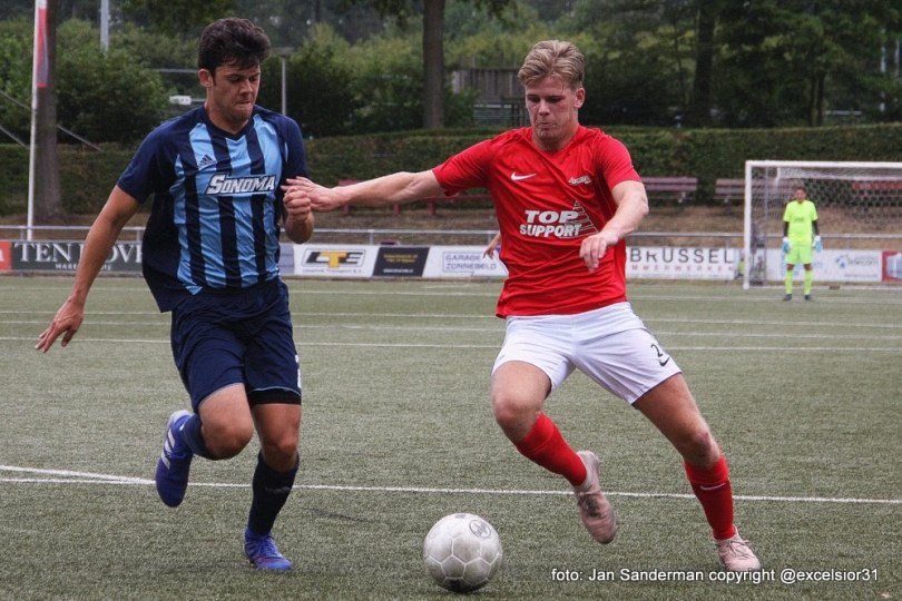 Foto bij Excelsior'31 ruim langs Sparta Enschede in oefenduel (4-0)