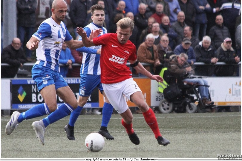 Foto bij Excelsior'31 verliest enerverend duel van Hoek (2-3)