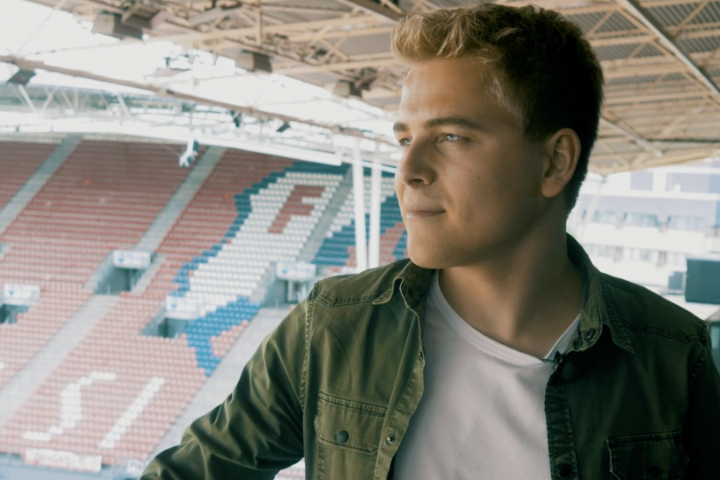Foto bij Corn&eacute; In't Hout (FC Utrecht TV): "Ik heb gewoon iets met Excelsior'31"