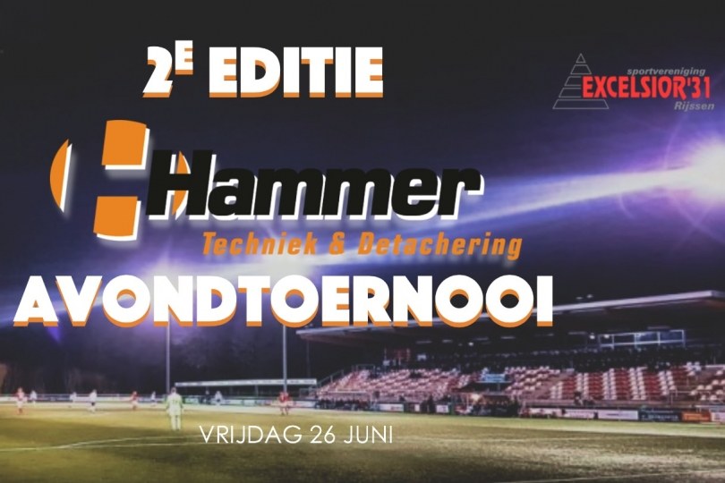 Foto bij Vrijdag 26 juni: 2e editie Hammer T&D Avondtoernooi