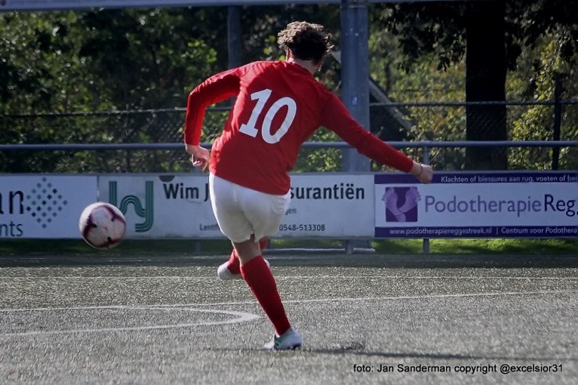 Foto bij Excelsior'31 2 start derde periode met ruime overwinning bij DZC'68 2 (0-4)