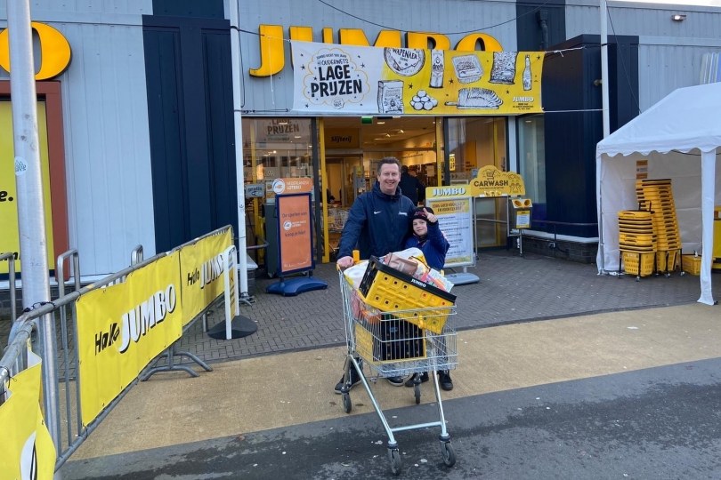 Foto bij Weekjournaal met 1 minuut gratis winkelen bij Jumbo Rijssen