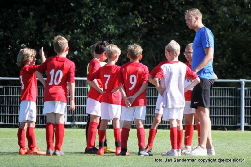 Foto bij Matthijs Zandvoort en Ricardo Klaver ook komend seizoen jeugdtrainer bij Excelsior'31