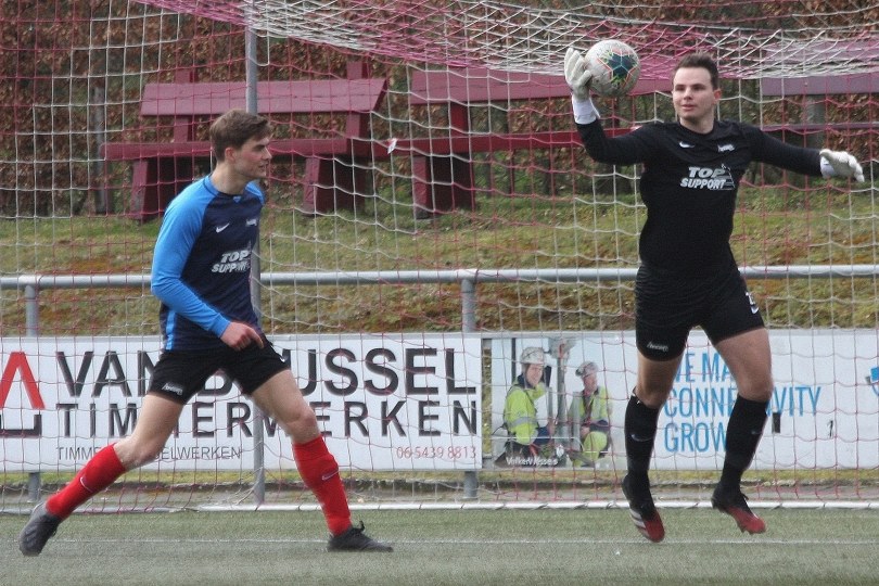 Foto bij Fotoreportage onderlinge oefenduels zaterdag 20 maart