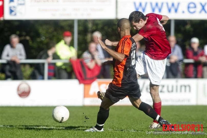Foto bij (samenvatting geplaatst!) Gehavend Excelsior'31 laat kans op stunt liggen bij Rijnsburgse Boys (1-0)