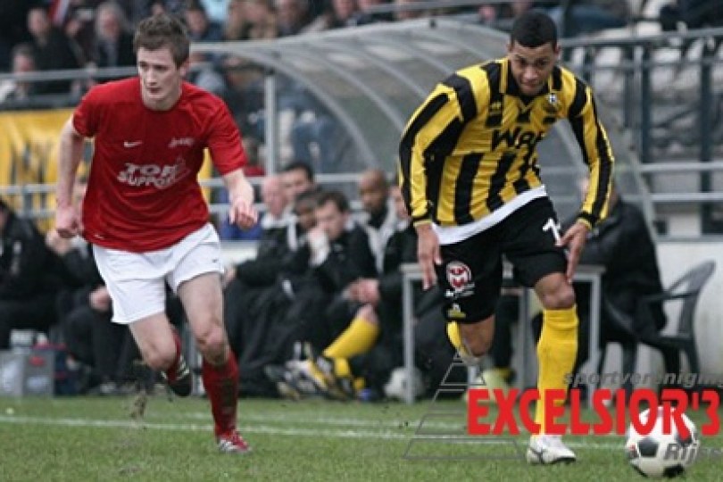 Foto bij (samenvatting geplaatst!) Gehavend Excelsior'31 laat kans op stunt liggen bij Rijnsburgse Boys (1-0)
