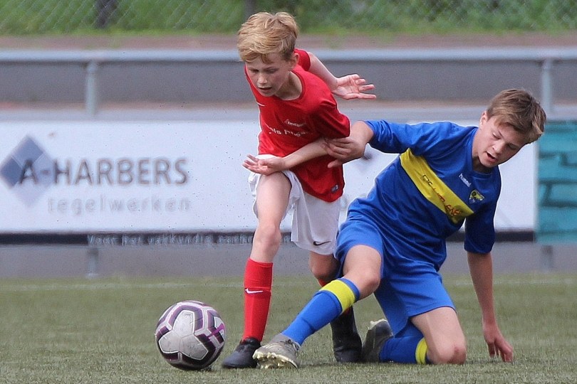 Foto bij Fotoreportage duels Excelsior'31 JO13-1 en JO17-2 in de Regio Cup