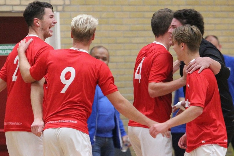 Foto bij Zaalvoetballers Excelsior&rsquo;31 slepen punt uit het vuur dankzij knappe comeback