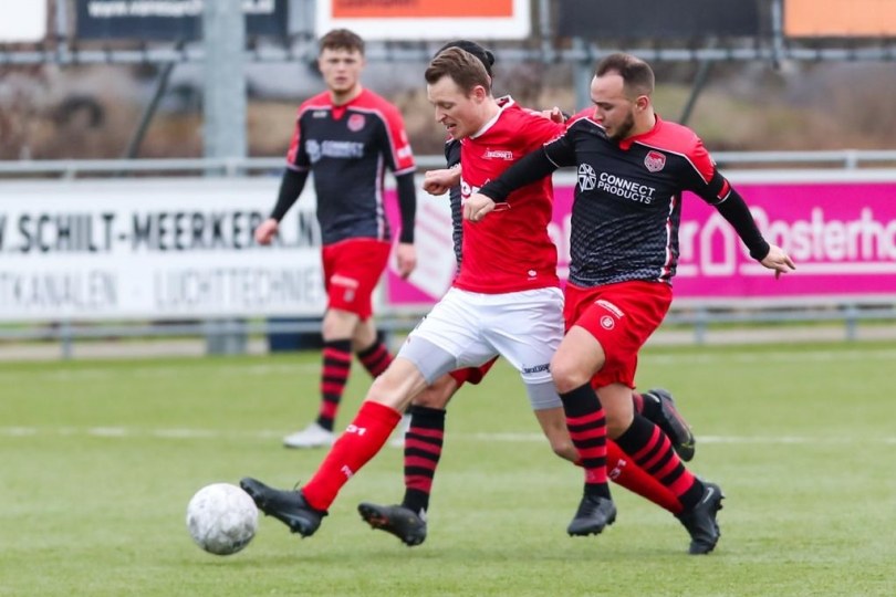 Foto bij Michel Gerritsen Mulkes ook volgend seizoen in het rood en wit