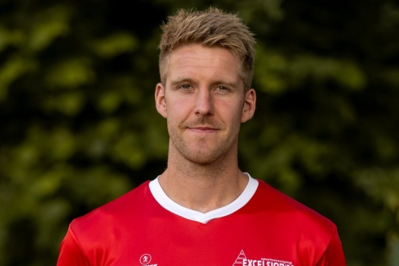 Foto bij Jo&euml;l Baan, Kevin Reimink en Rick Hemmink langer bij Excelsior'31