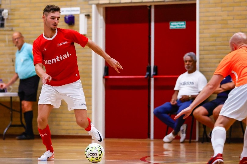 Foto bij Zakelijke overwinning voor zaalvoetballers Excelsior&rsquo;31