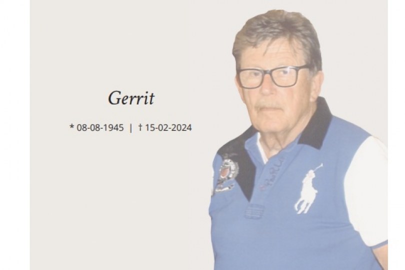 Foto bij Gerrit Rozendom (78) overleden