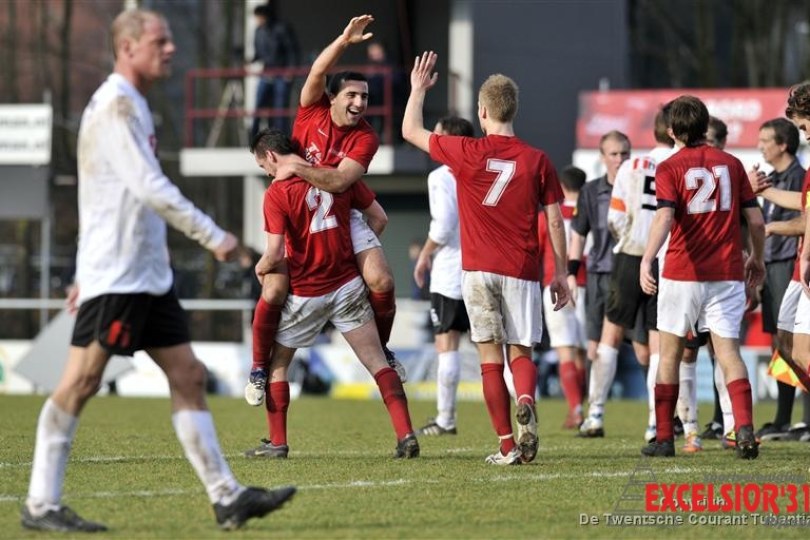 Foto bij (samenvatting geplaatst!) Excelsior'31 ook dit seizoen 2x de baas over HHC Hardenberg