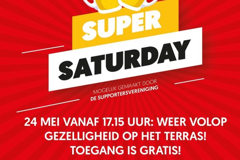 Foto bij Zaterdag: Super Saturday (Belangrijke informatie)