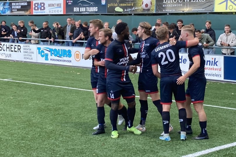 Foto bij Excelsior'31 overtuigt bij Flevo Boys in eerste halve finale (0-3)