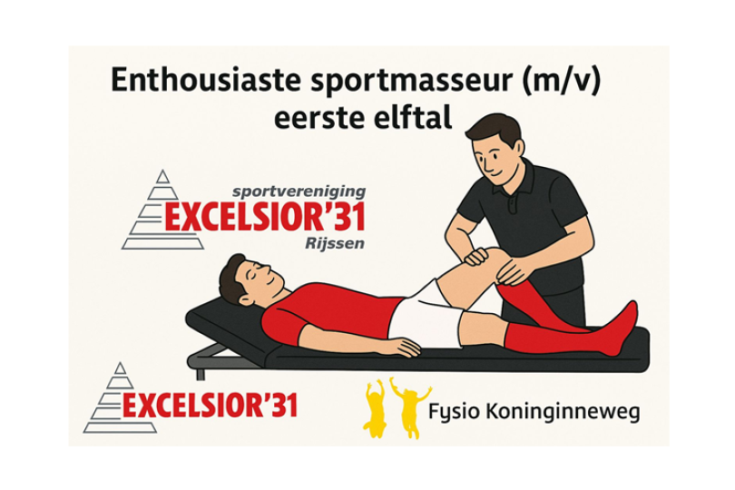 Foto bij Excelsior '31 zoekt enthousiaste sportmasseur (m/v)