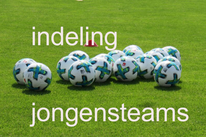 Foto bij VOORLOPIGE Indeling jongensteams seizoen 2025 - 2026