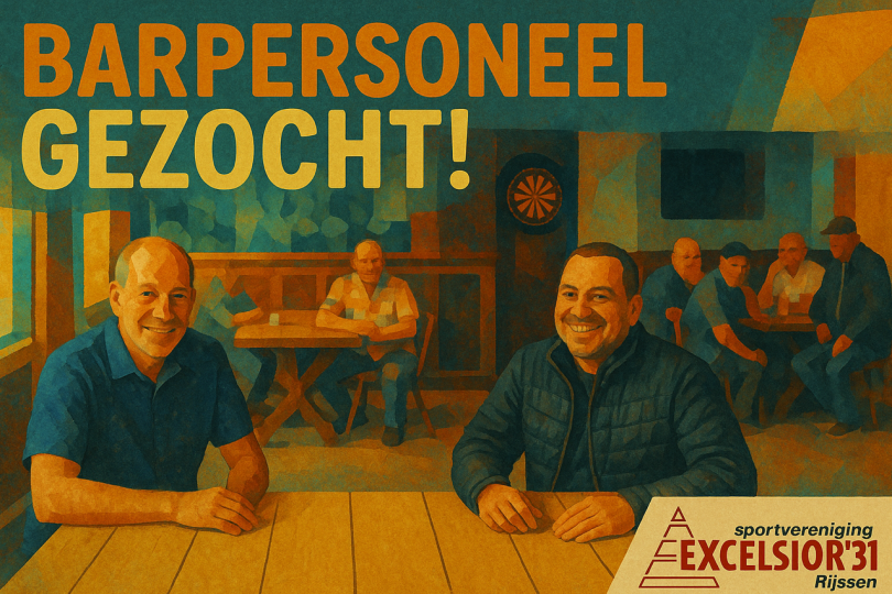 Foto bij Barpersoneel voor de woensdagavond gezocht!