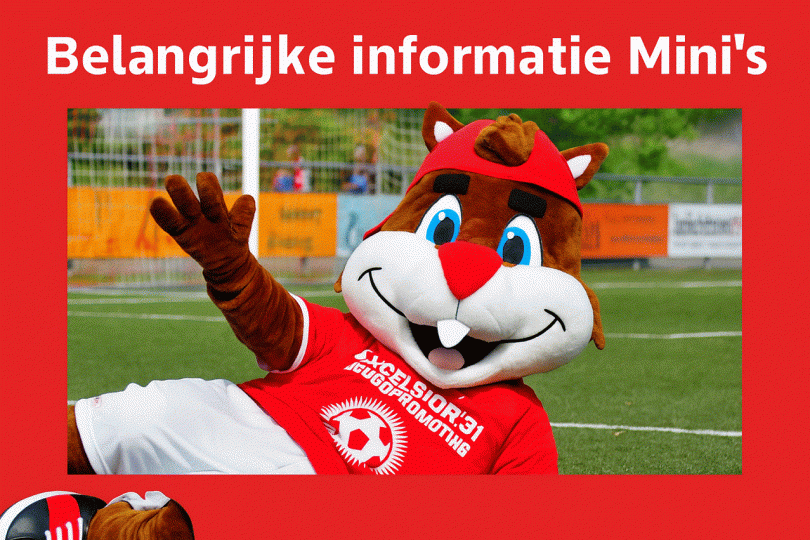 Foto bij Belangrijke informatie Mini's (voor ouders/verzorgers)