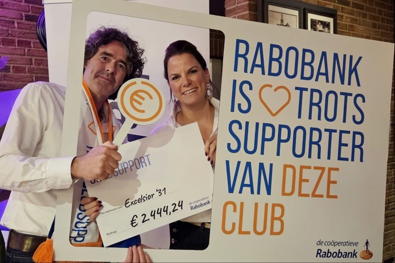 Foto bij Rabo ClubSupport actie levert 2444,24 euro op!