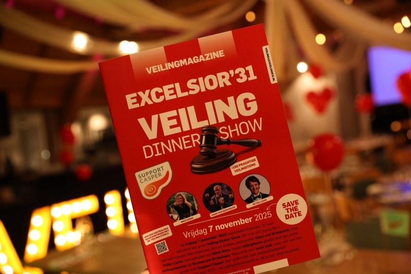 Foto bij Veiling Dinner Show levert €92.170 op voor clubhuis en Support Casper