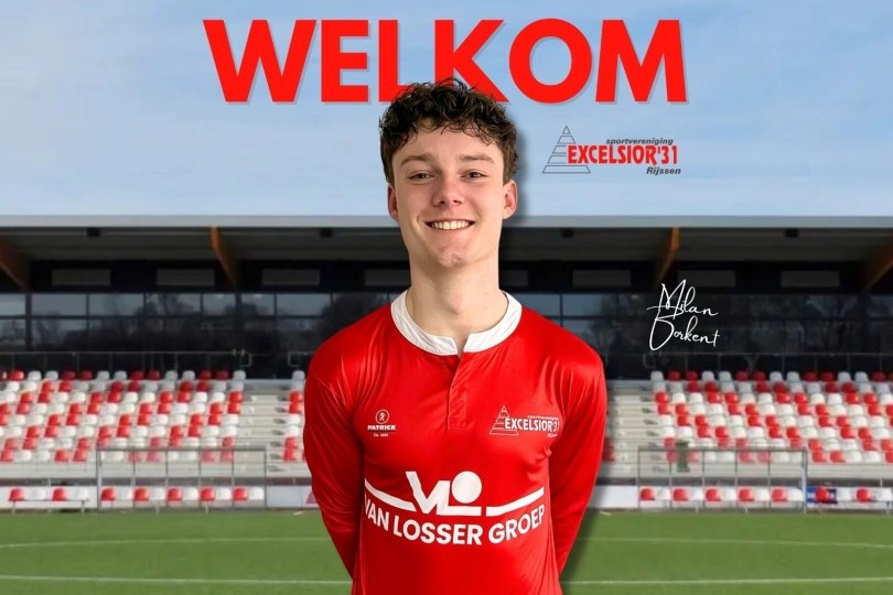 Foto bij Milan Borkent sluit volgend seizoen aan bij de selectie van Excelsior&rsquo;31 1