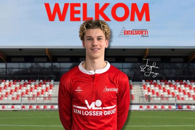 Foto bij Jayden de Jonge maakt komend seizoen de stap naar Excelsior'31 1