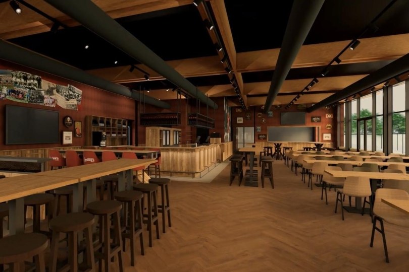 Foto bij Eerste virtuele beelden vanuit ons nieuwe clubhuis