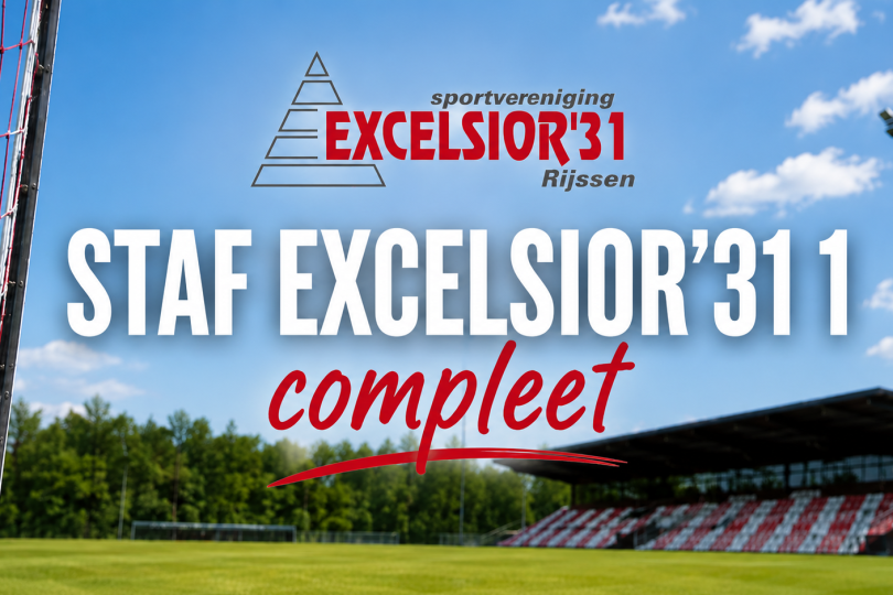 Foto bij Continu&iuml;teit en versterking binnen staf Excelsior&rsquo;31 1