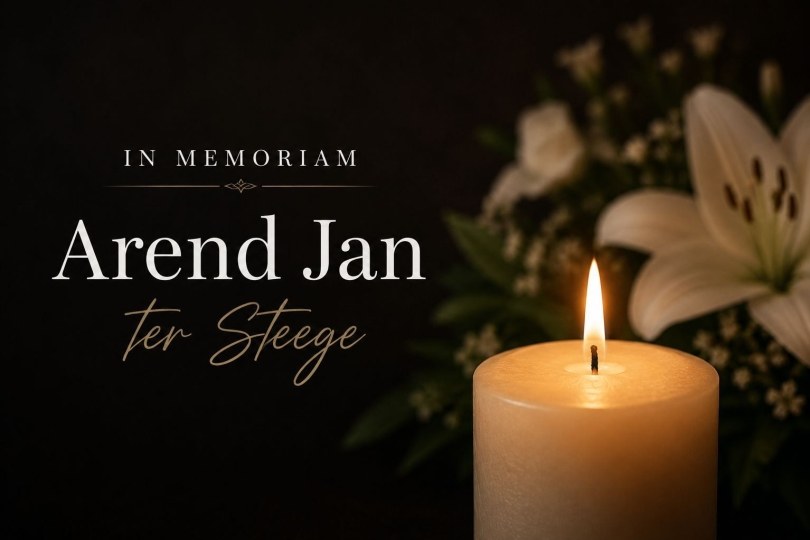Foto bij Arend Jan ter Steege overleden
