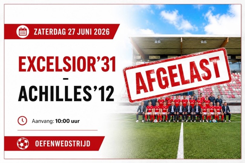 Foto bij AFGELAST! Excelsior&rsquo;31 - Achilles'12 (zaterdag 27 juni)