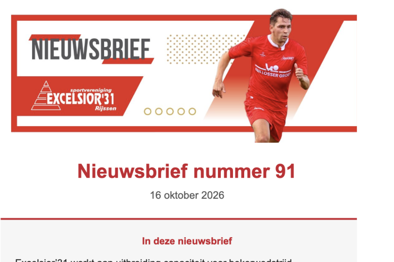 Foto bij Aanmelden nieuwsbrief