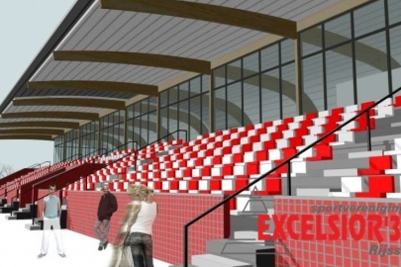 Foto bij Stand van zaken nieuwbouw kleedkamers en tribune