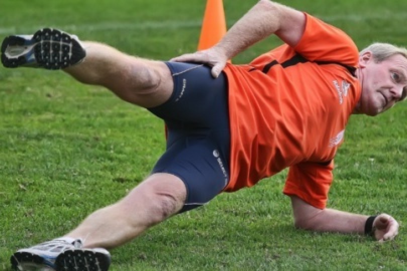 Foto bij Looptrainer Albert Tijhuis herstelt voorspoedig van hartinfarct