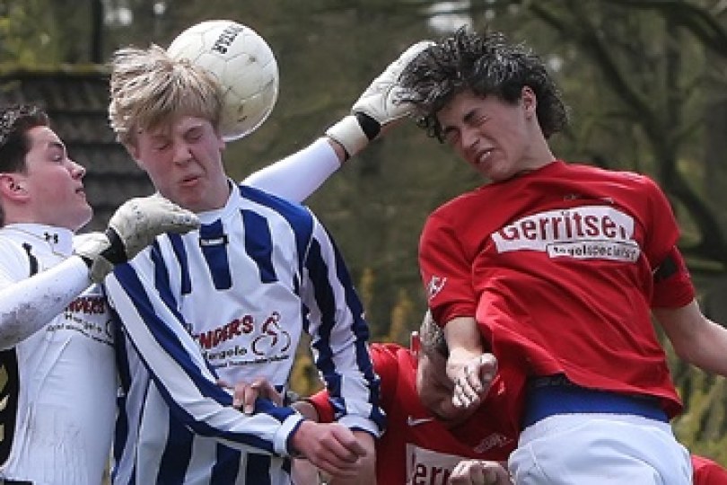 Foto bij Excelsior'31 B1 begint nacompetitie met gelijkspel in Hoogezand