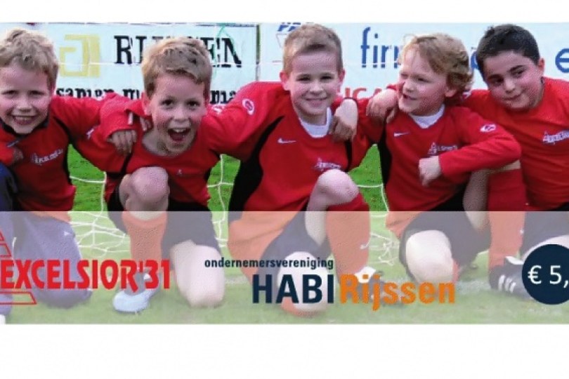 Foto bij  Habi Rijssen en Excelsior"31 slaan handen ineen voor de jeugd