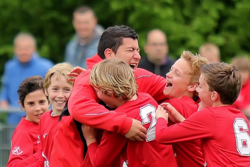 Foto bij Excelsior'31 E1 overtuigende kampioen van de Hoofdklasse