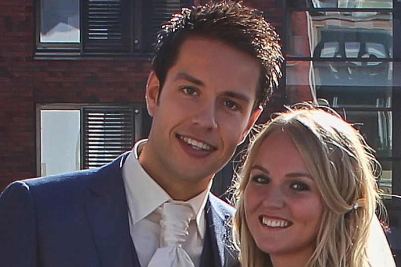 Foto bij Pas getrouwd: 1e elftalspeler Rob en Liane ten Hove