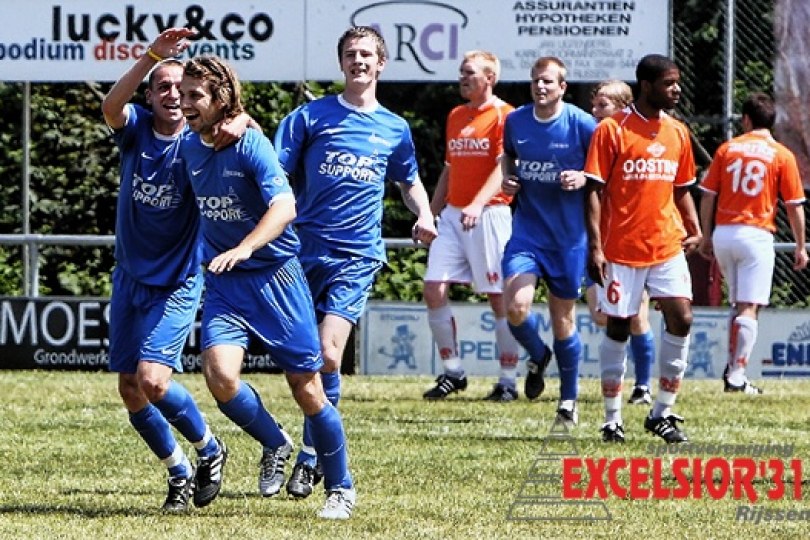 Foto bij Excelsior'31 2 bekert tegen MVV'29 1, SC Daarle 1 en Bergentheim 1